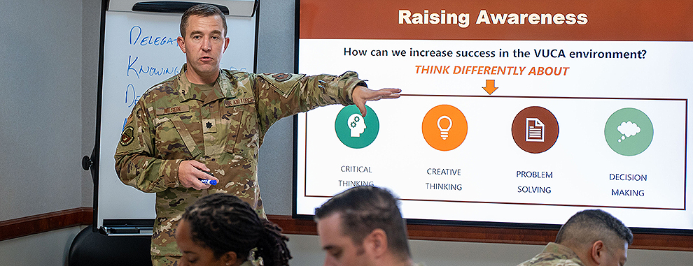 37th Training Wing hosts first Warhawk Leadership Course