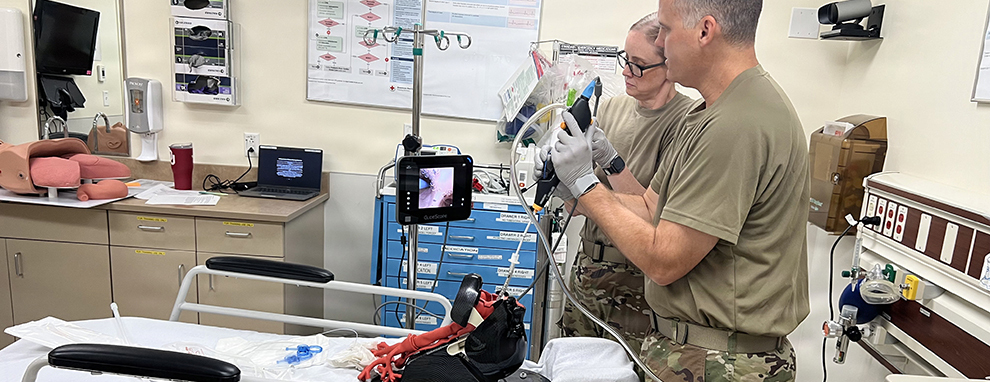 MTEAC tests video bronchoscope at BAMC, JBSA-Camp Bullis