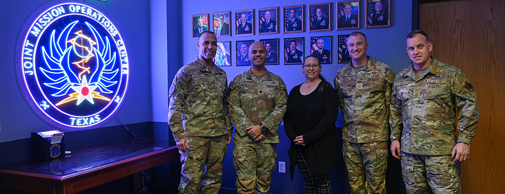 Cybersecurity forces in Texas showcase global dominance to ACC command team