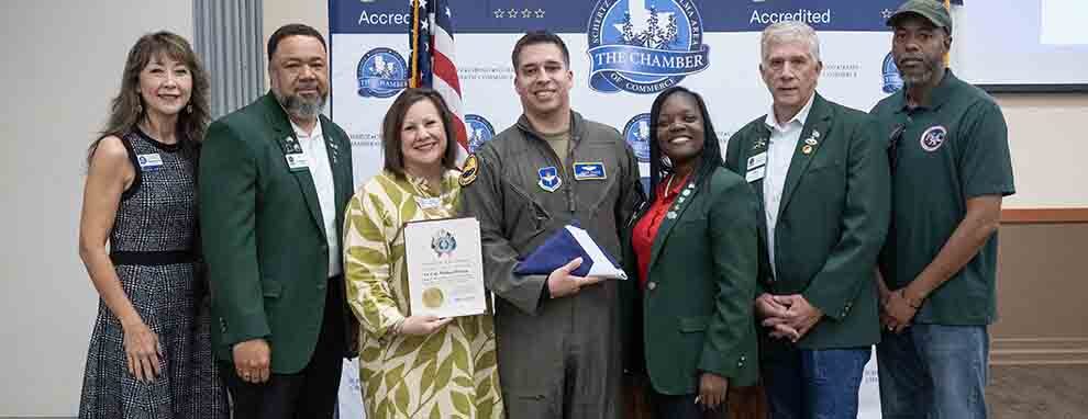 Joint Base San Antonio-Randolph officer named Hidden Hero by The Chamber