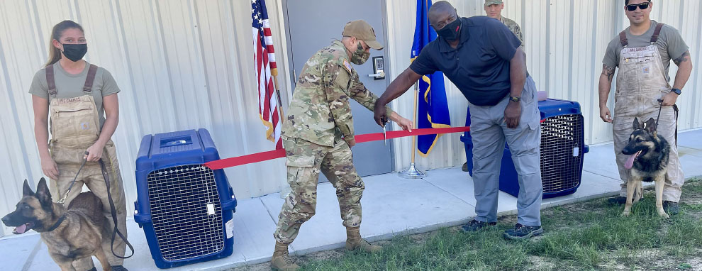 341st TRS opens third specialized MWD training lab