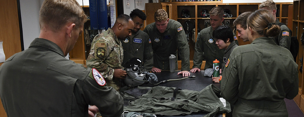 U.S. Air Force Academy cadets visit 149th Fighter Wing