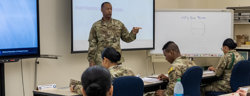 METC educators, USU CAHS support enlisted service members