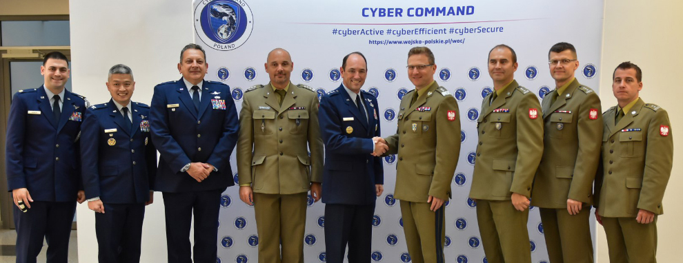 Securing the information environment: Sixteenth Air Force joins forces with Poland Cyber Command