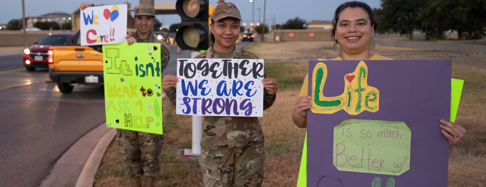 ‘We Care’ messages show support throughout JBSA community