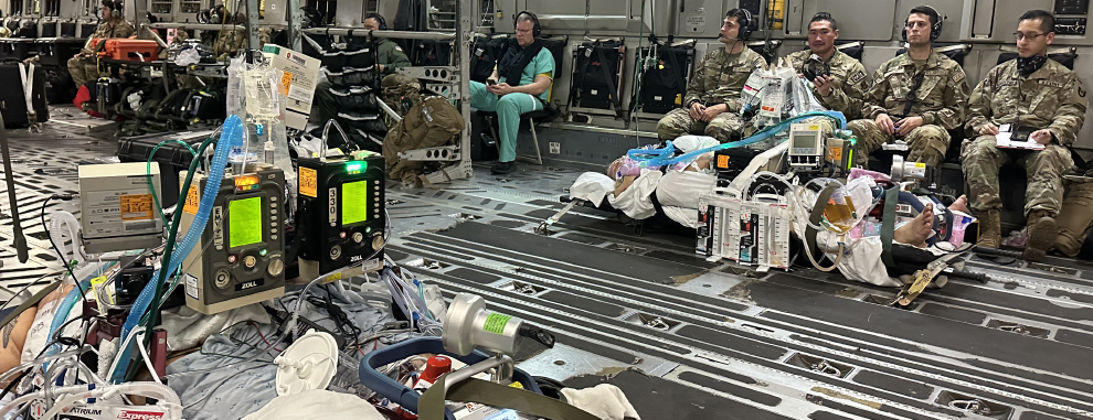 DOD conducts first dual-patient ECMO C-17 transport