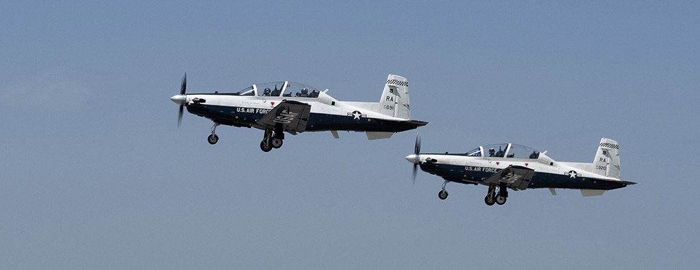 West flight line renovation to increase T-6 traffic across South Ramp