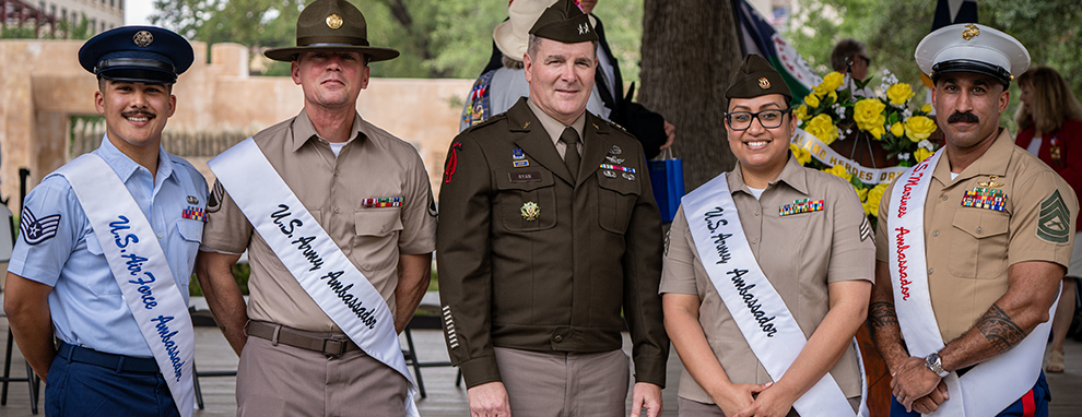 Army South commander highlights legacy of military courage and leadership at Fiesta San Antonio event