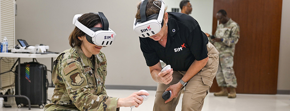 59th Medical Wing explores new technology with SimX demo