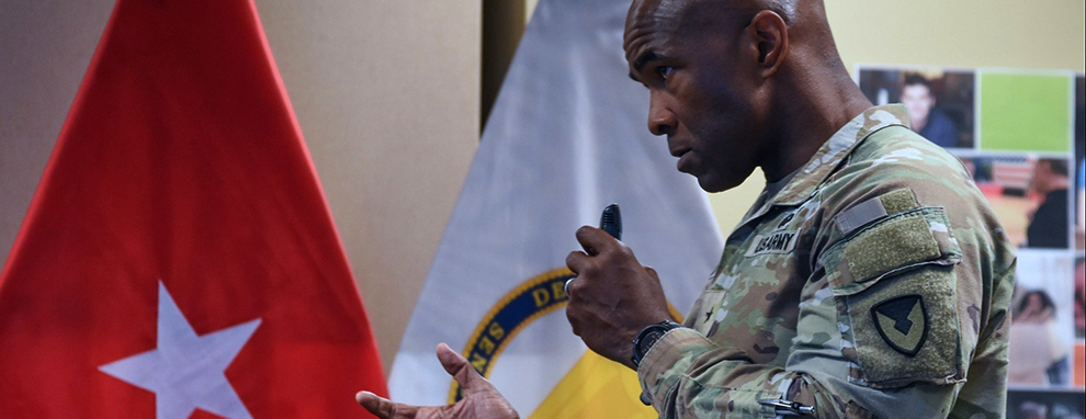 MICC command team gets up close, personal at workforce town hall