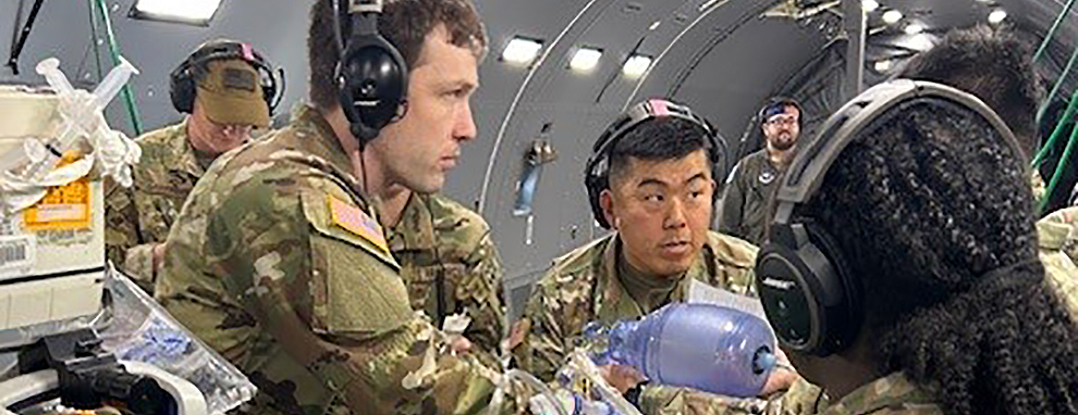 For USAISR Burn Flight Team, training and education are part of the mission