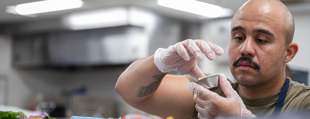 Local chefs visit executive mission aviator course for a ‘taste’ of Air Force dining