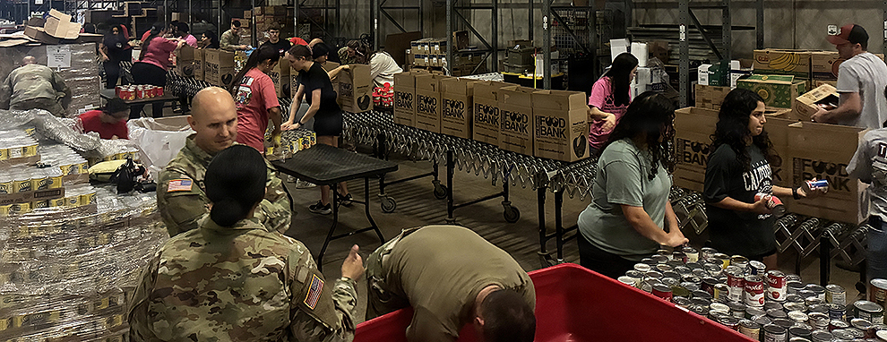 Reserve Soldiers fight hunger, feed hope