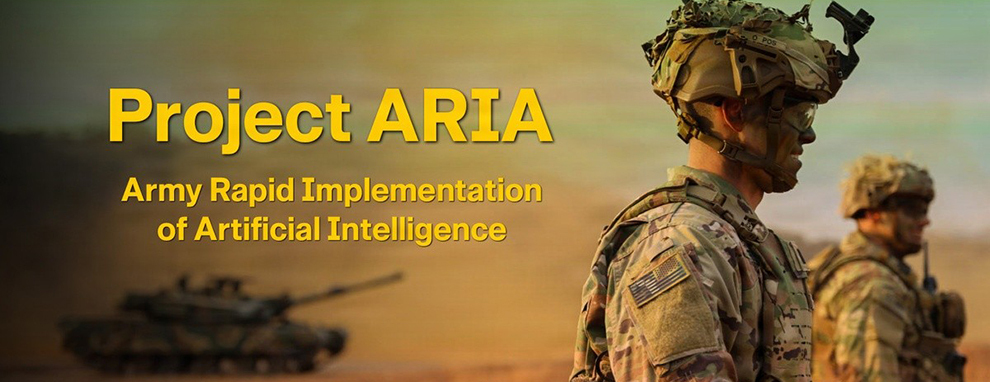 Harnessing AI for the future: Army unveils Project ARIA