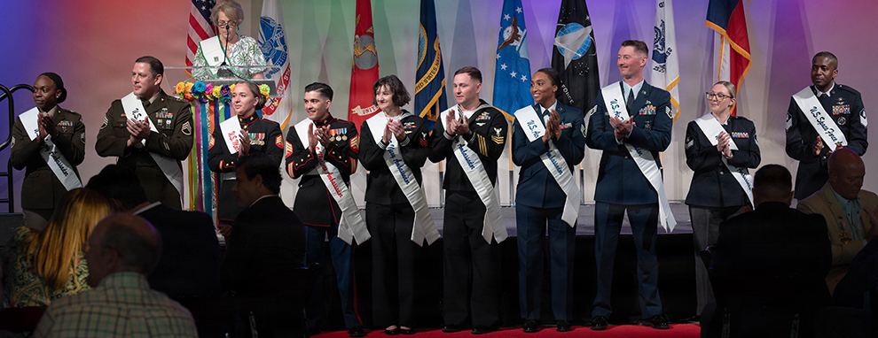 2026 Fiesta San Antonio Military Ambassadors introduced at reception