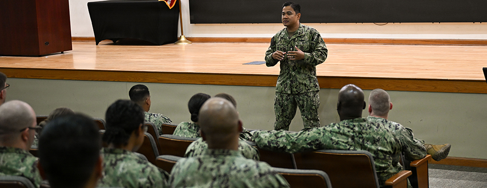 Navy Medicine Force Master Chief champions training during first San Antonio visit