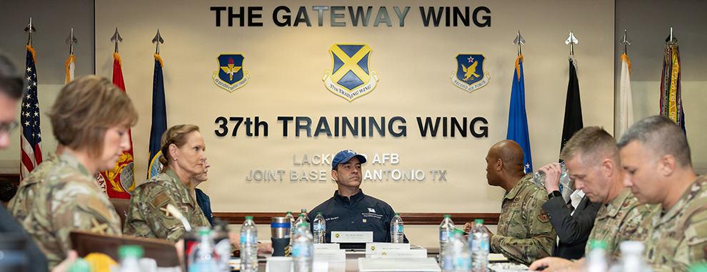 Assistant Secretary of the Air Force for Energy, Installations and Environment tours JBSA-Lackland facilities