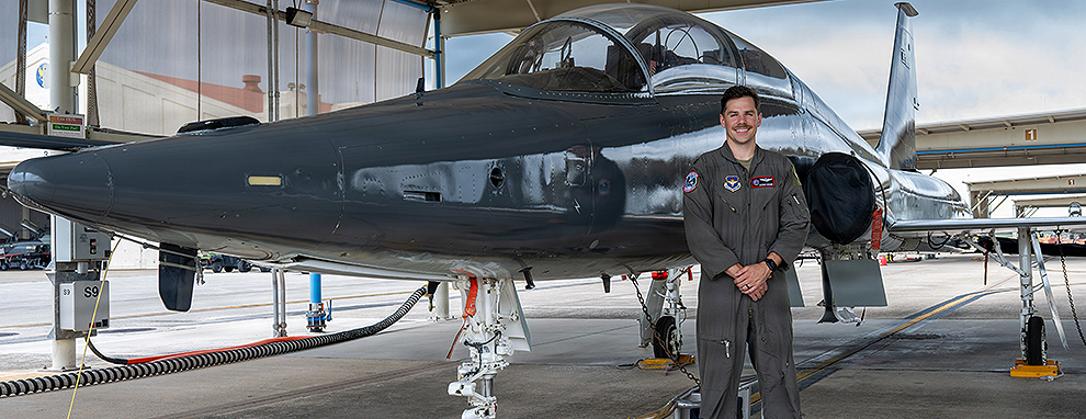 U.S. Air Force pilot continues tradition on his own path