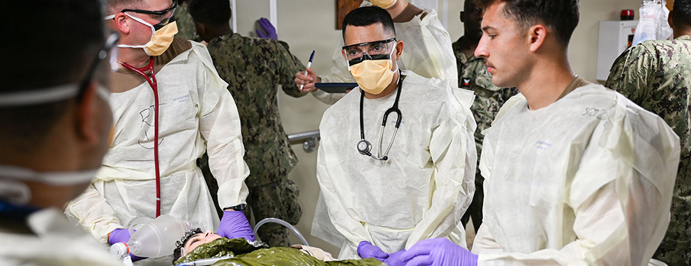 Naval Medical Forces Development Command supports first afloat Operational Readiness Evaluation aboard USNS Point Loma