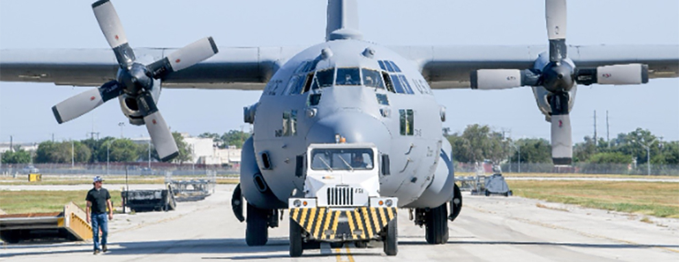 Historic C-130s land to modernize BMT