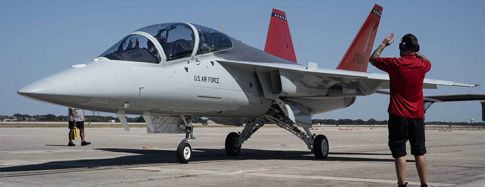 Third T-7A Red Hawk arrives at JBSA-Randolph to accelerate pilot training