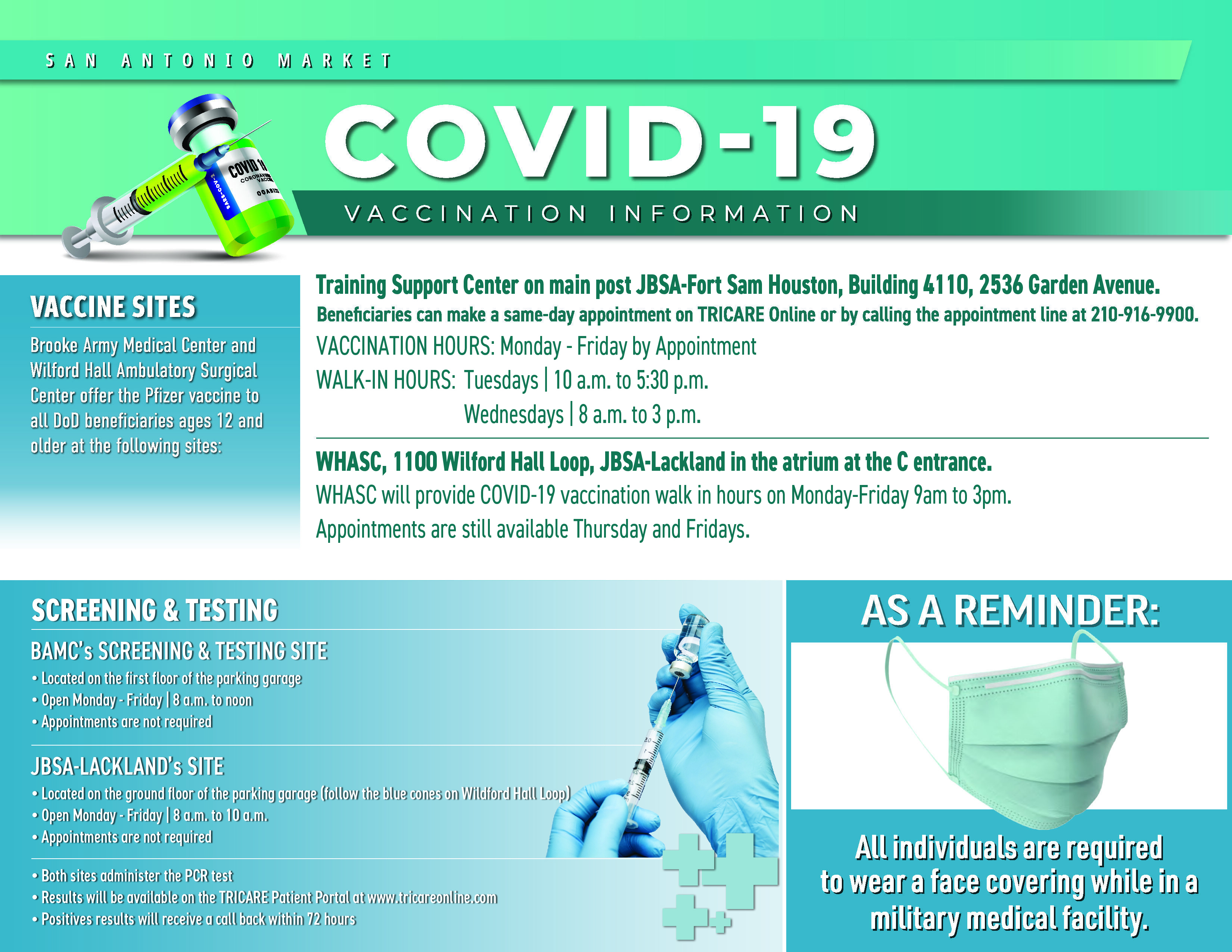 COVID vaccine info 20211020